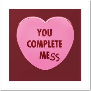 Valentine's Day Candy Heart - You Complete MeSS Posters and Art